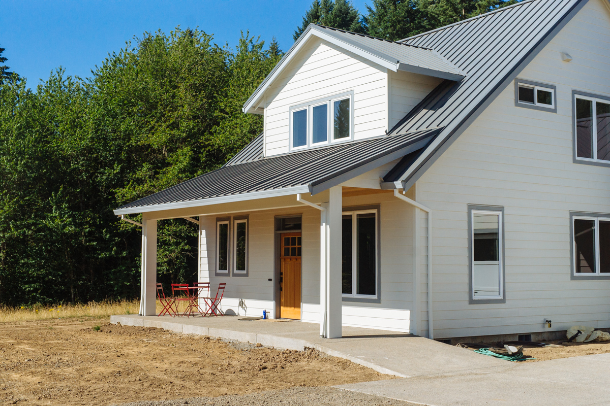 Front view of main house