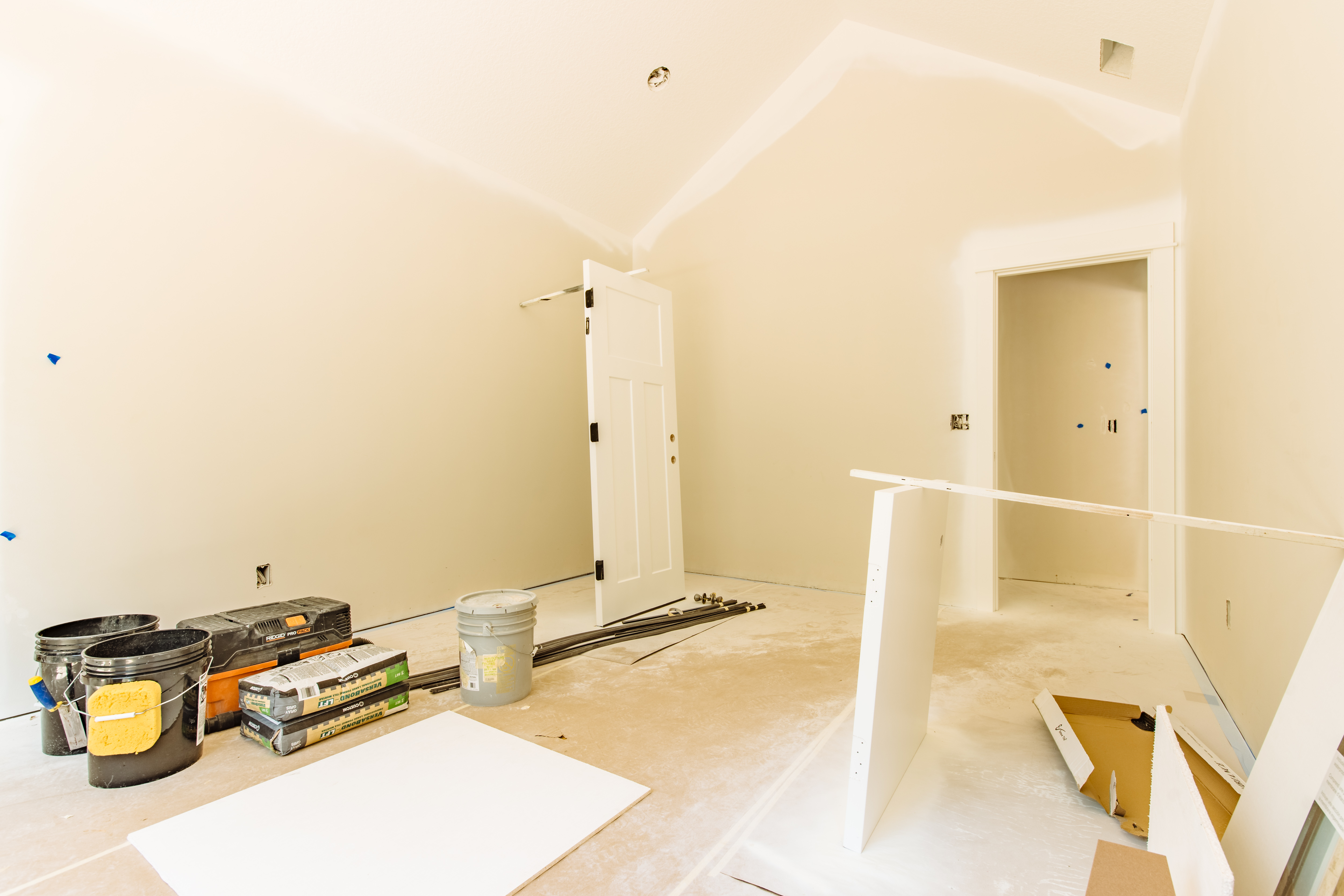 Outbuilding under construction